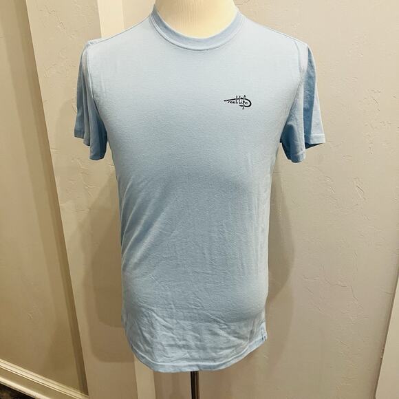Reel Life Other - Reel Life Men's Size S Blue Graphic Short Sleeve T-Shirt